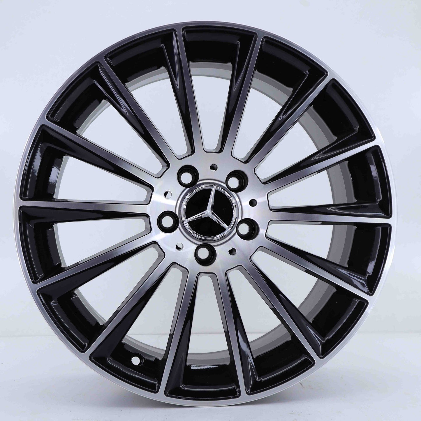 R1 Wheels 18 inç 5*112 ET43 Siyah Jant Takımı (J-2214) - KolayOto