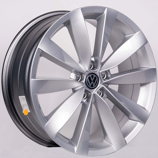 R1 Wheels 18 inç 5*100 ET41 Metalik Gri Jant Takımı (J-3345) - KolayOto