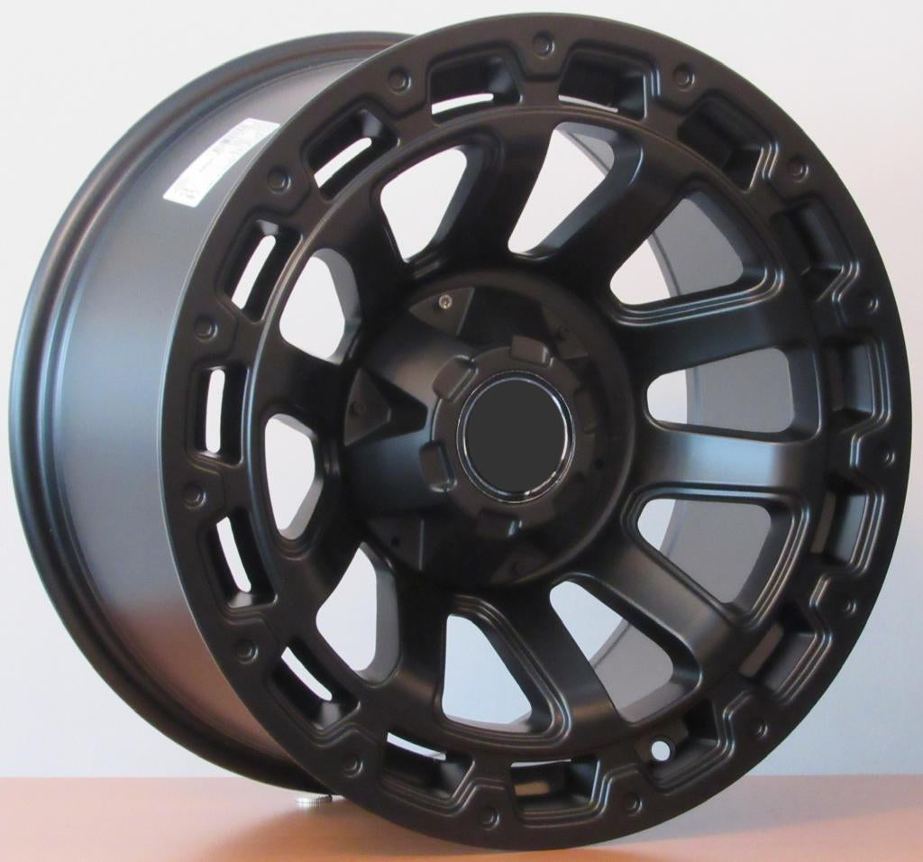 R1 Wheels 17 inç 5*127 ET10 Mat Siyah Jant Takımı (J-3789) - KolayOto