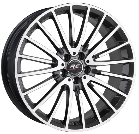 R1 Wheels 21 inç 5*112 ET34 Füme Jant Takımı (J-912) - KolayOto