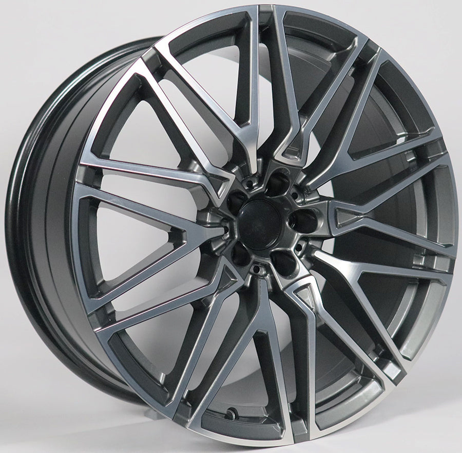 R1 Wheels 21 inç 5*112 ET43 Füme Jant Takımı (J-2950) - KolayOto