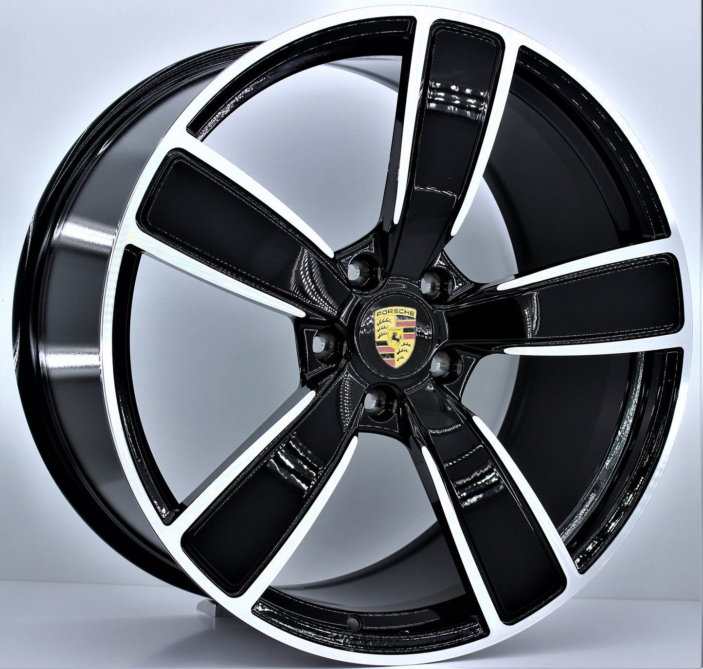 R1 Wheels 22 inç 5*130 ET58 Siyah Jant Takımı (J-1261) - KolayOto