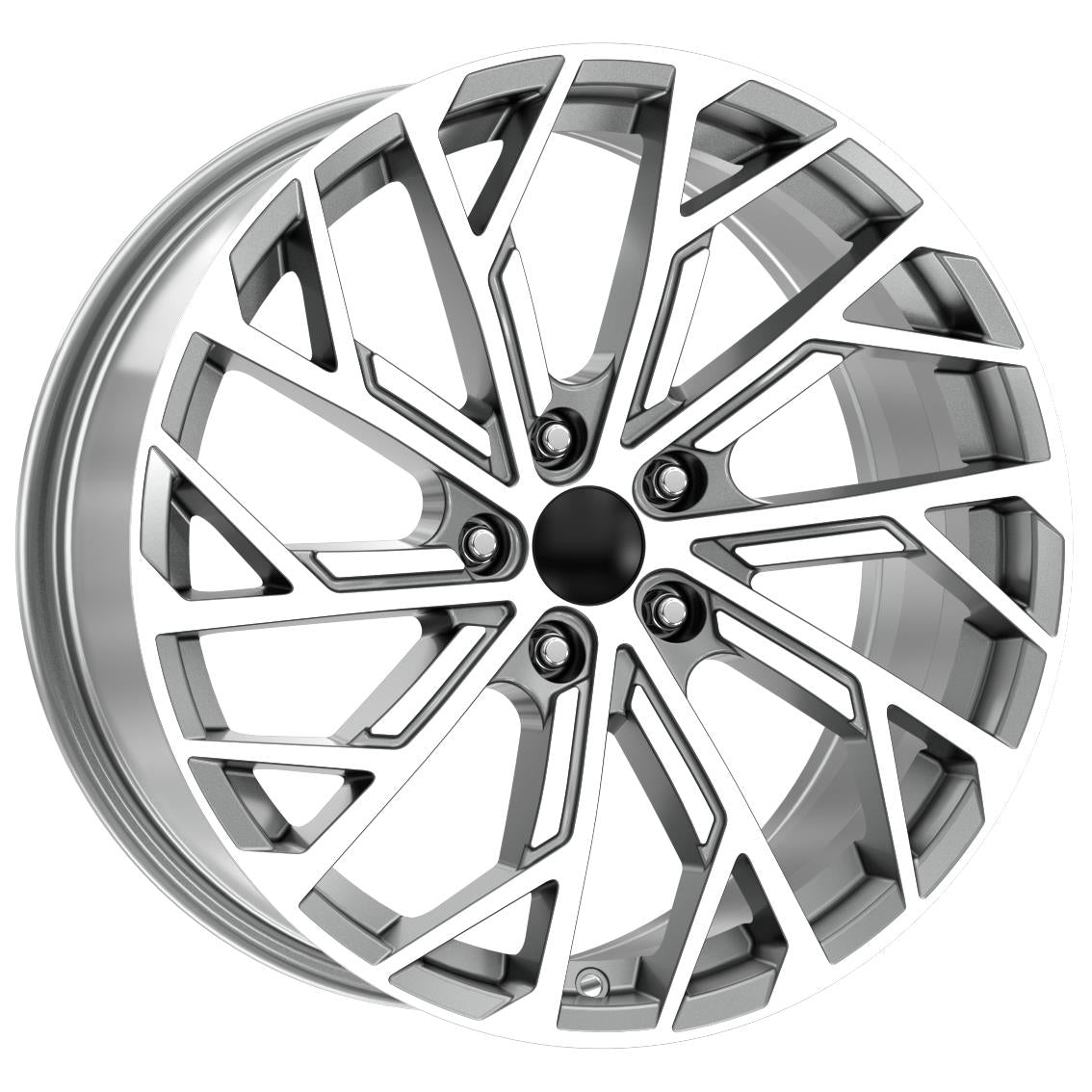 R1 Wheels 19 inç 5*112 ET35 Füme Jant Takımı (J-770) - KolayOto