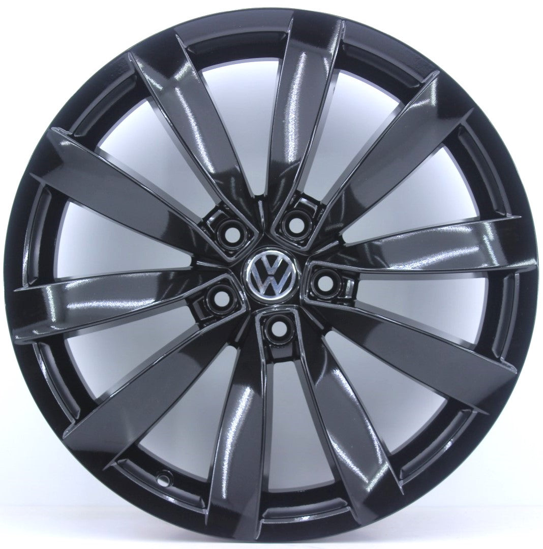 R1 Wheels 19 inç 5*112 ET41 Siyah Jant Takımı (J-385) - KolayOto