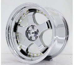 R1 Wheels 18 inç 4*100 ET25 Metalik Gri Jant Takımı (J-3308) - KolayOto