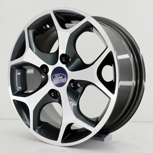 R1 Wheels 14 inç 4*108 ET35 Füme Jant Takımı (J-1520) - KolayOto