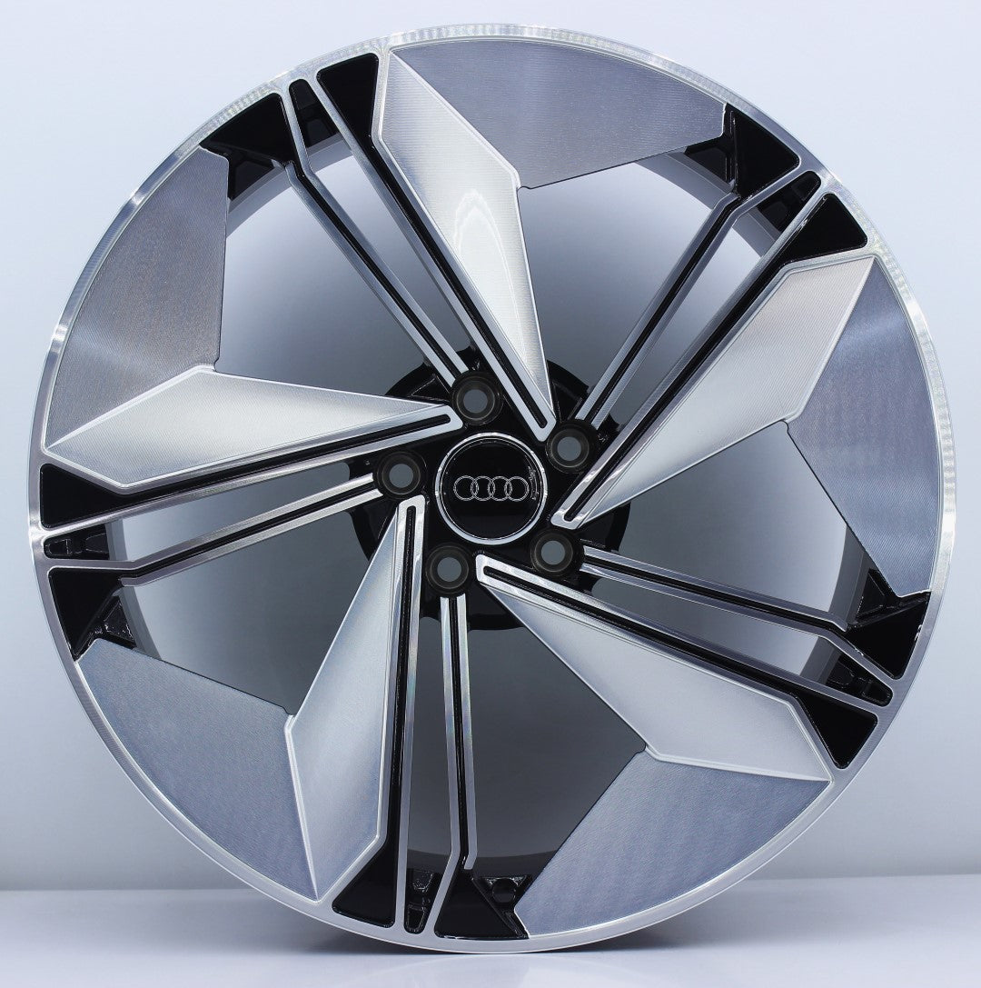 R1 Wheels 22 inç 5*112 ET20 Mat Siyah Jant Takımı (J-723) - KolayOto