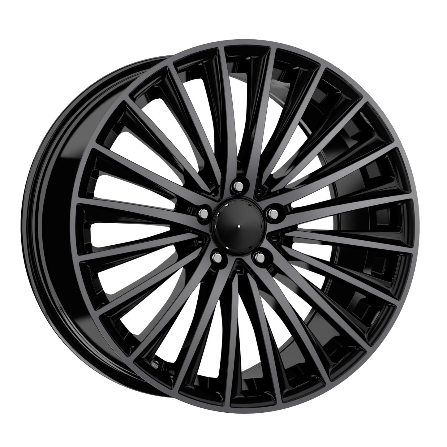 R1 Wheels 19 inç 5*112 ET48 Siyah Jant Takımı (J-1236) - KolayOto