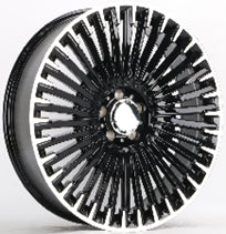 R1 Wheels 21 inç 5*112 ET30 Siyah-Beyaz Jant Takımı (J-4358)