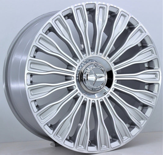 R1 Wheels 18 inç 5*112 ET49 Metalik Gri Jant Takımı (J-377) - KolayOto