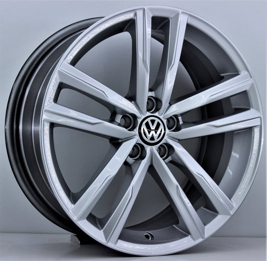 R1 Wheels 17 inç 5*112 ET35 Metalik Gri Jant Takımı (J-379) - KolayOto