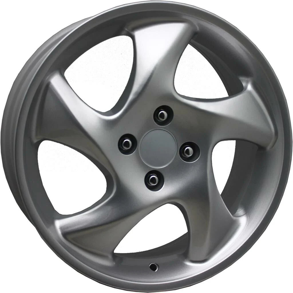 R1 Wheels 15 inç 4*100 ET35 Metalik Gri Jant Takımı (2288) - KolayOto