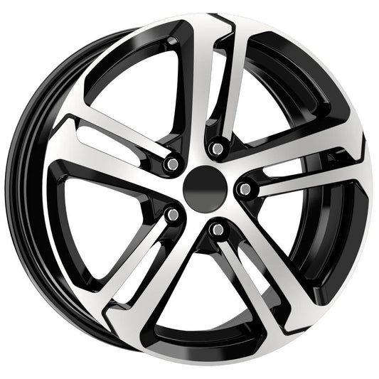 R1 Wheels 15 inç 4*108 ET25 Parlak Siyah Jant Takımı (2290) - KolayOto