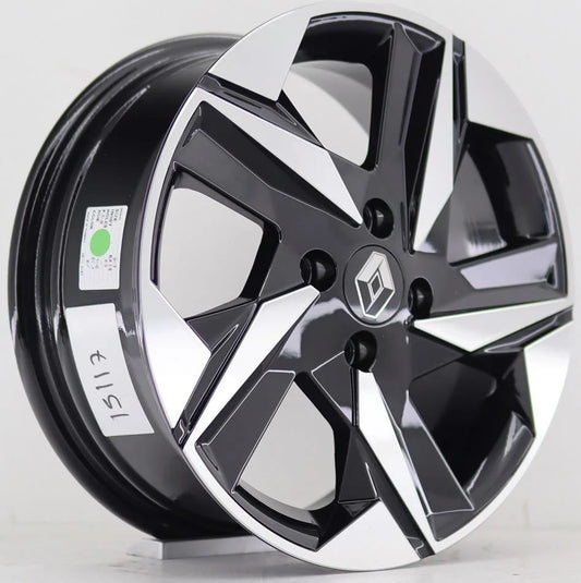 R1 Wheels 15 inç 5*114.3 ET40 Siyah Jant Takımı (2331) - KolayOto