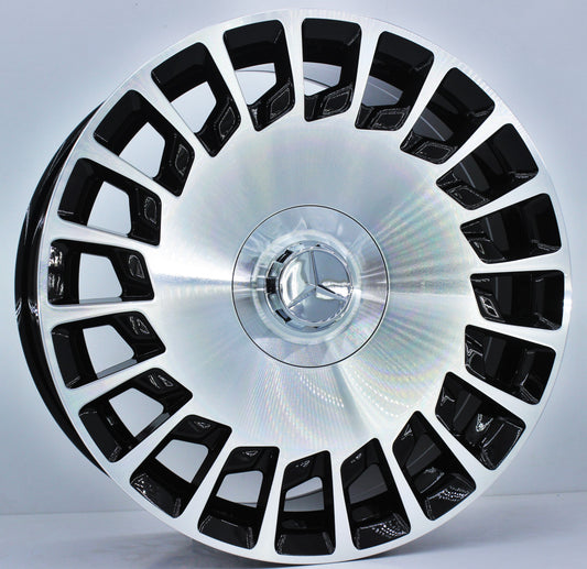 R1 Wheels 20 inç 5*112 ET35 Siyah Jant Takımı (J-1306) - KolayOto