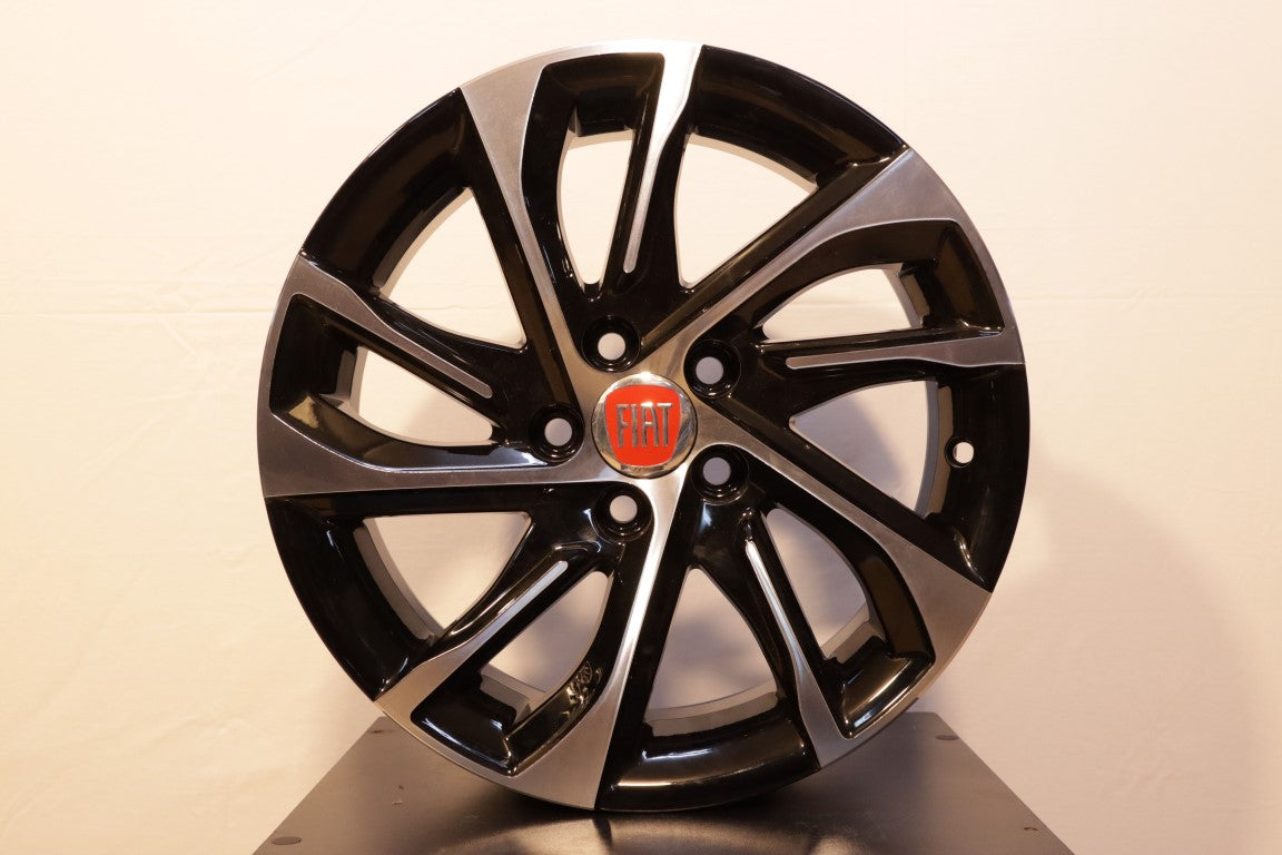 R1 Wheels 15 inç 5*98 ET35 Siyah Jant Takımı (J-461) - KolayOto