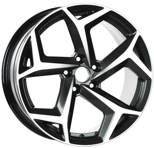 R1 Wheels 18 inç 5*112 ET44 Siyah Jant Takımı (J-519) - KolayOto