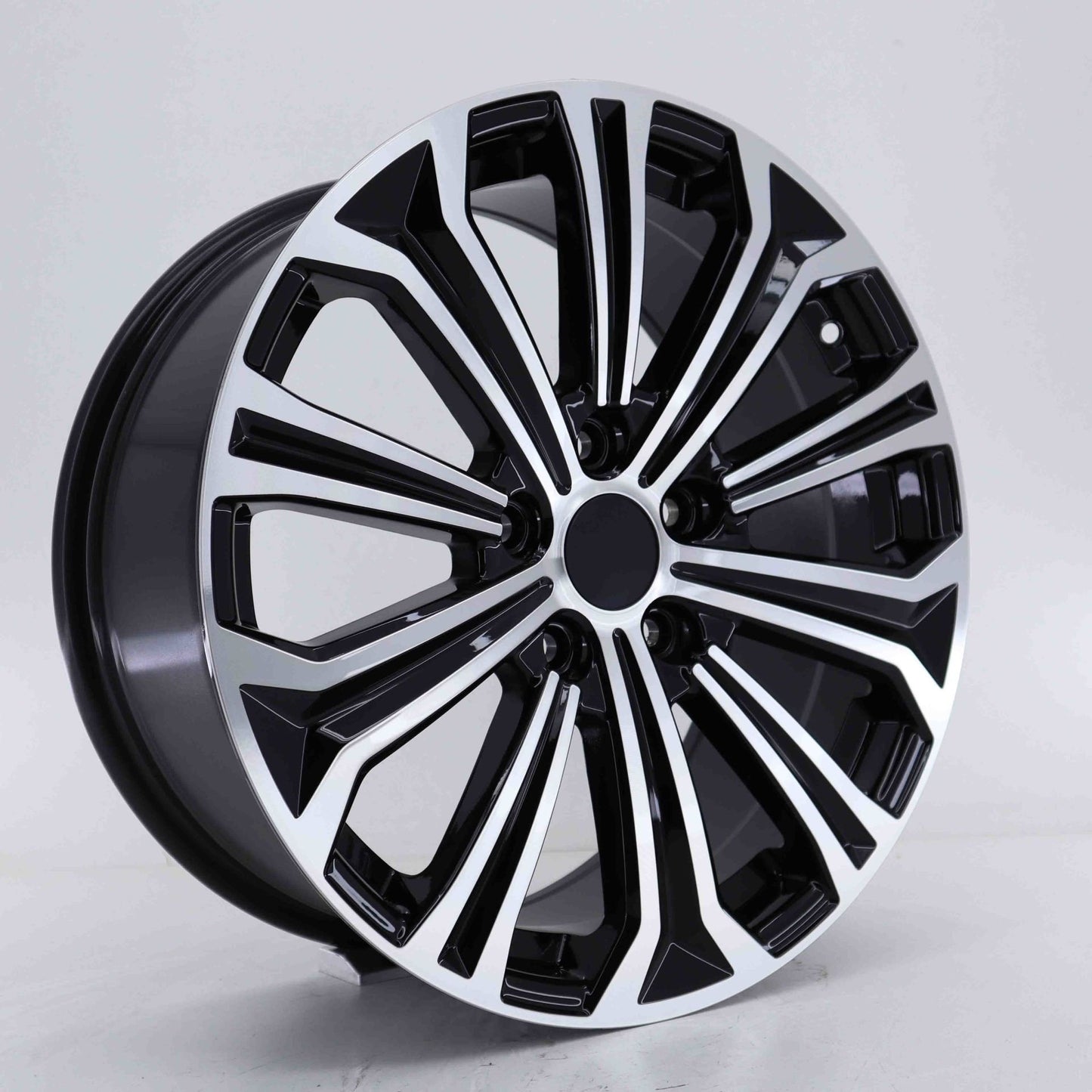 R1 Wheels 17 inç 5*114.3 ET45 Parlak Siyah Jant Takımı (J-2275) - KolayOto