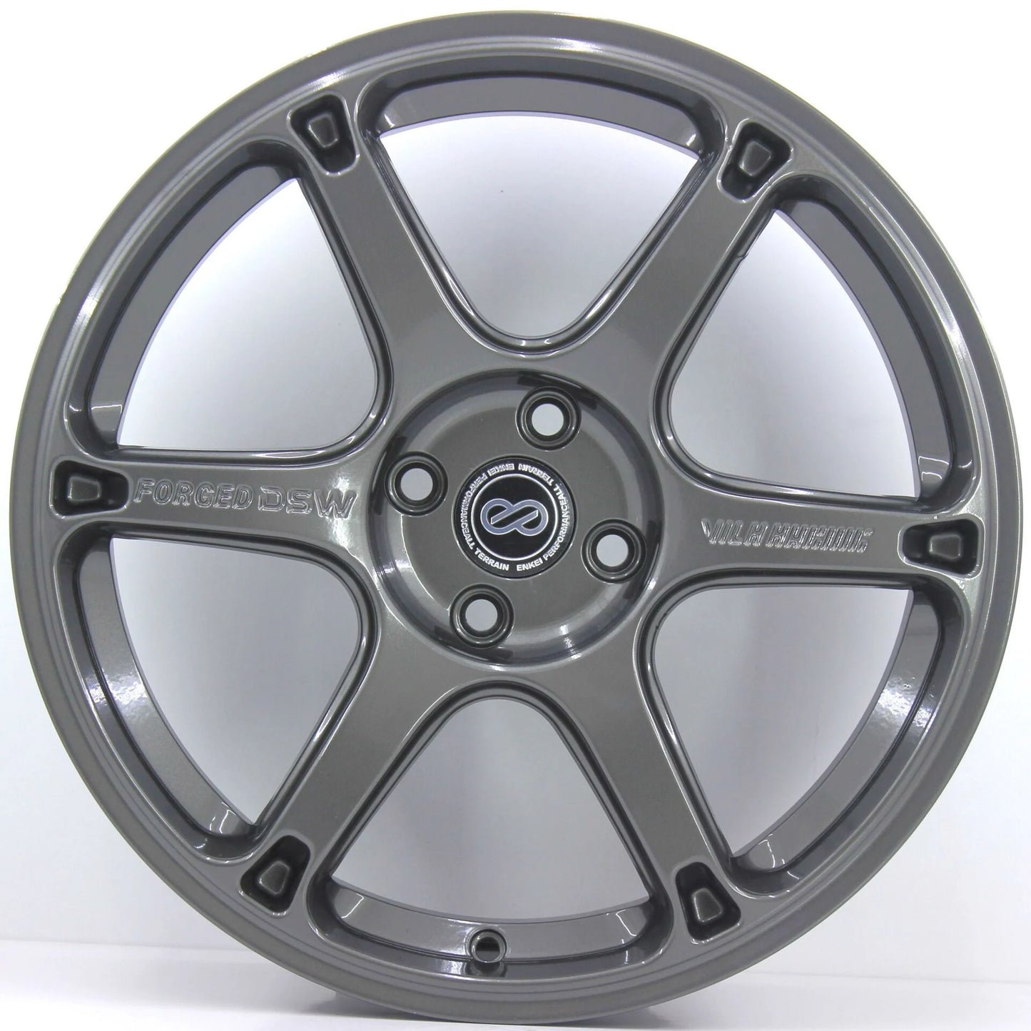 R1 Wheels 17 inç 4*100 ET35 Füme Jant Takımı (J-682) - KolayOto