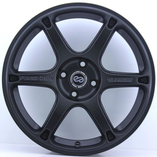 R1 Wheels 17 inç 5*100 ET35 Mat Siyah Jant Takımı (J-690) - KolayOto