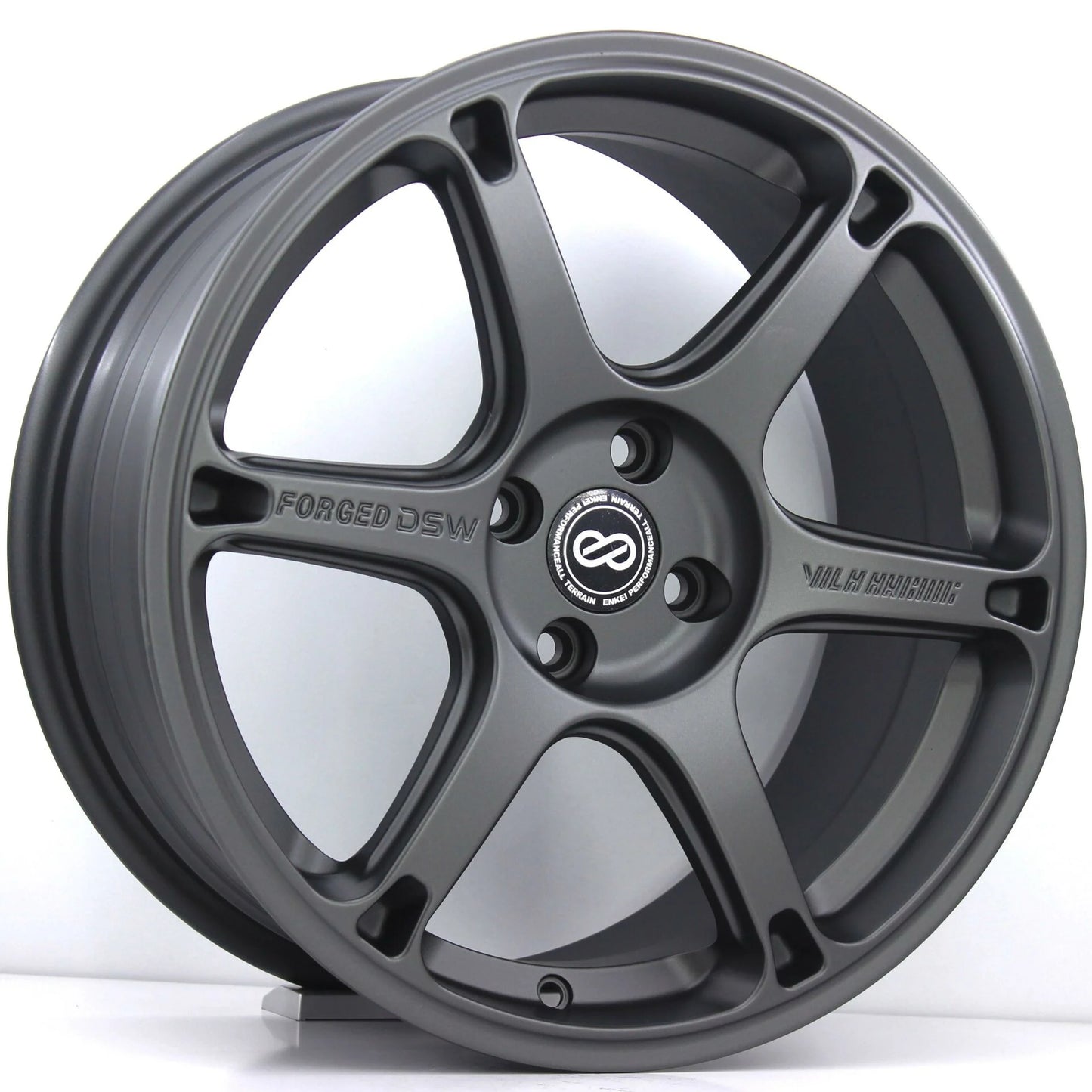 R1 Wheels 17 inç 5*100 ET35 Mat Füme Jant Takımı (J-689) - KolayOto