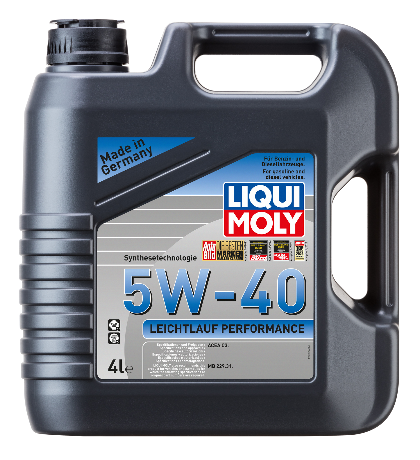 Liqui Moly Leichtlauf Performance 5W40 Motor Yağı (4 Litre) - 21593 - KolayOto