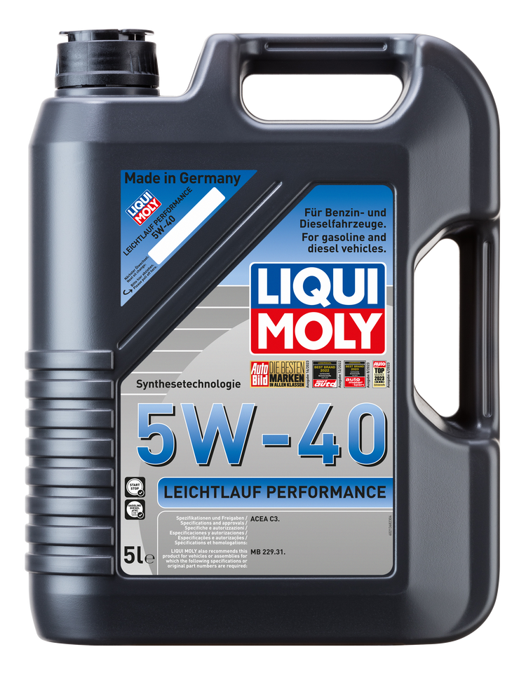 Liqui Moly Leichtlauf Performance 5W-40 Motor Yağı (5 Litre) - 21368 - KolayOto