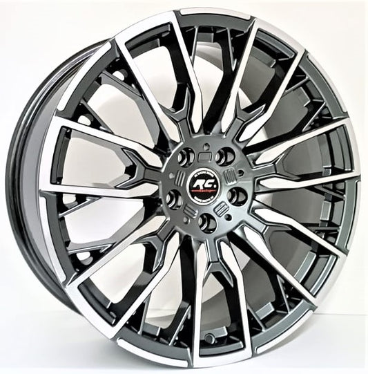 R1 Wheels 19 inç 5*112 ET30 Füme Jant Takımı (J-915) - KolayOto