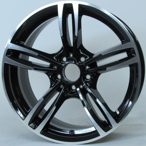 R1 Wheels 19 inç 5*120 ET33 Parlak Siyah Jant Takımı (2526) - KolayOto