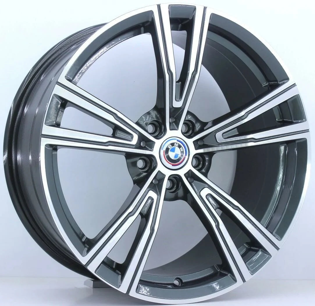 R1 Wheels 19 inç 5*112 ET27 Metalik Gri Jant Takımı (2337) - KolayOto