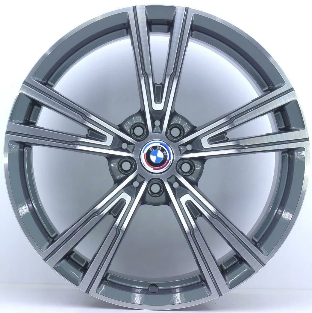 R1 Wheels 19 inç 5*112 ET27 Metalik Gri Jant Takımı (2337) - KolayOto