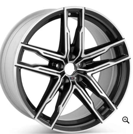 R1 Wheels 20 inç 5*112 ET35 Siyah Jant Takımı (J-3199) - KolayOto