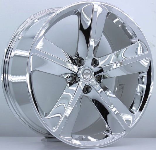 R1 Wheels 20 inç 5*115 ET26 Krom Jant Takımı (J-446) - KolayOto