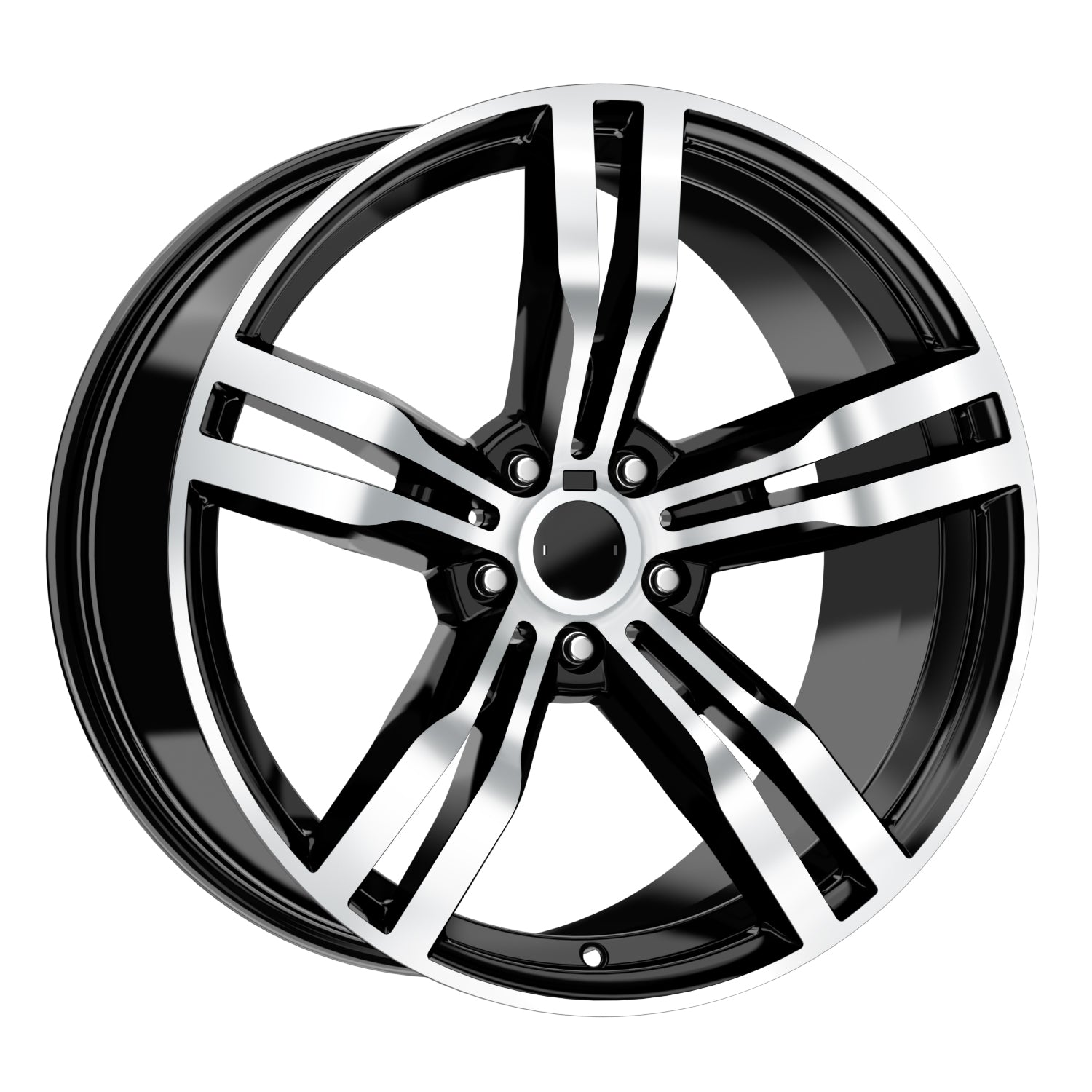 R1 Wheels 19 inç 5*120 ET30 Parlak Siyah Jant Takımı (J-4259)