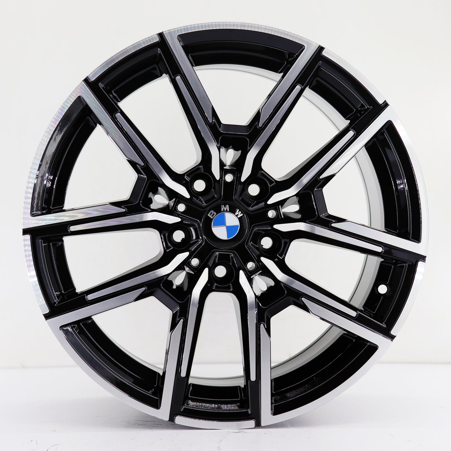 R1 Wheels 18 inç 5*120 ET37 Parlak Siyah Jant Takımı (J-1416) - KolayOto