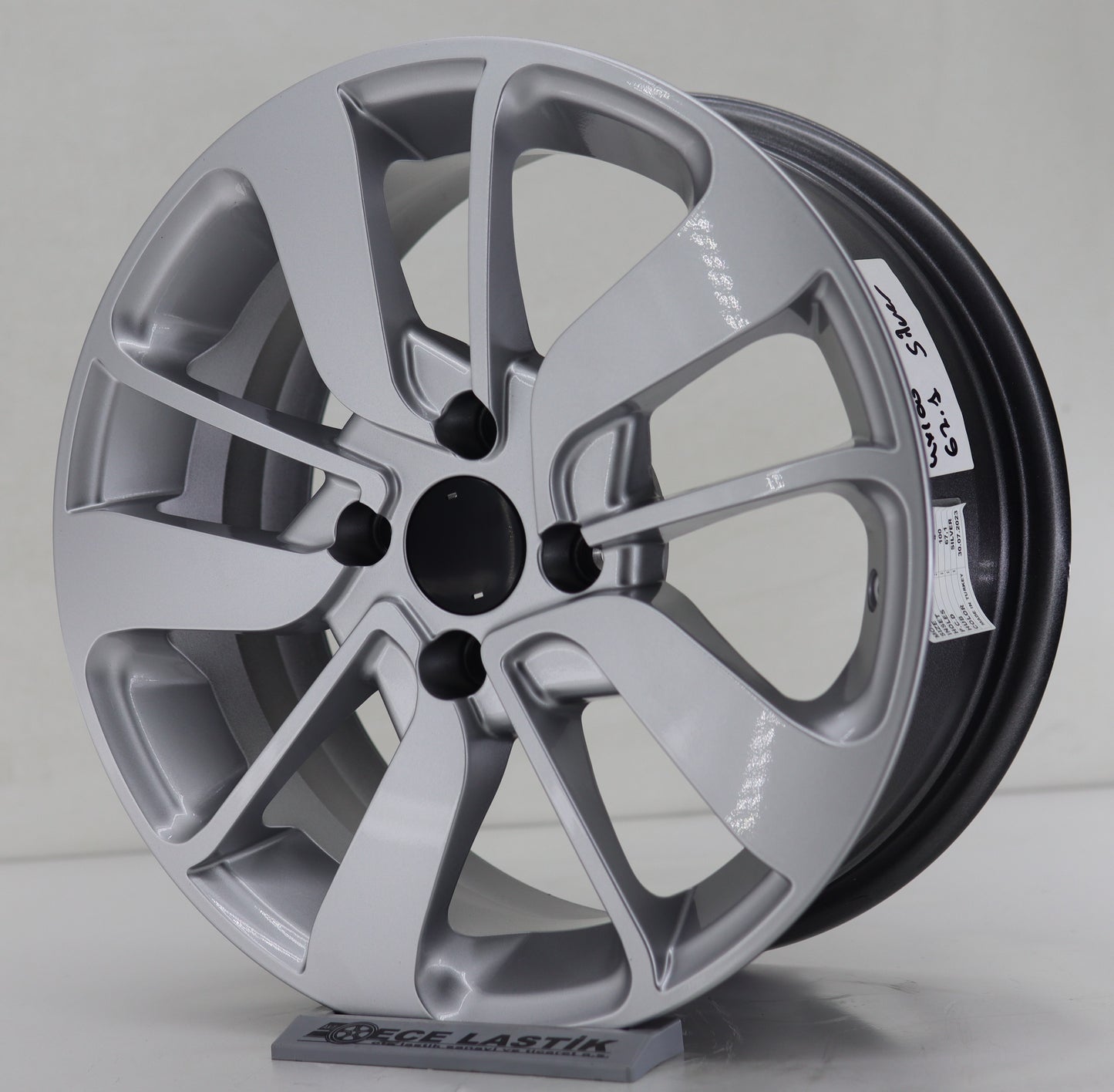 R1 Wheels 15 inç 4*100 ET35 Metalik Gri Jant Takımı (J-962) - KolayOto