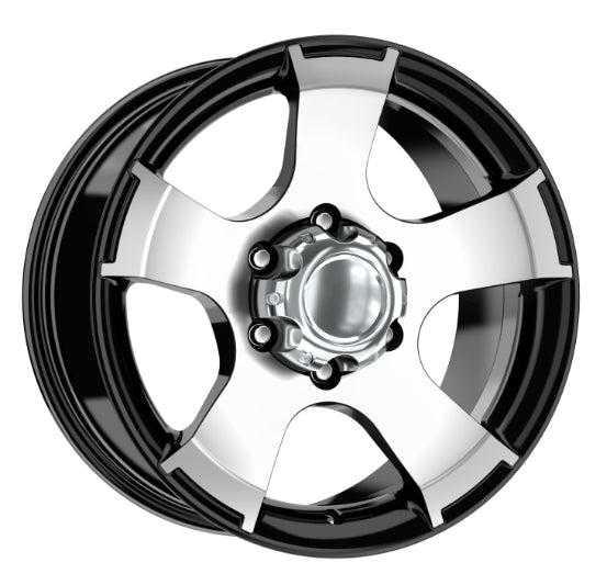 R1 Wheels 16 inç 6*139 ET25 Parlak Siyah Jant Takımı (J-710) - KolayOto