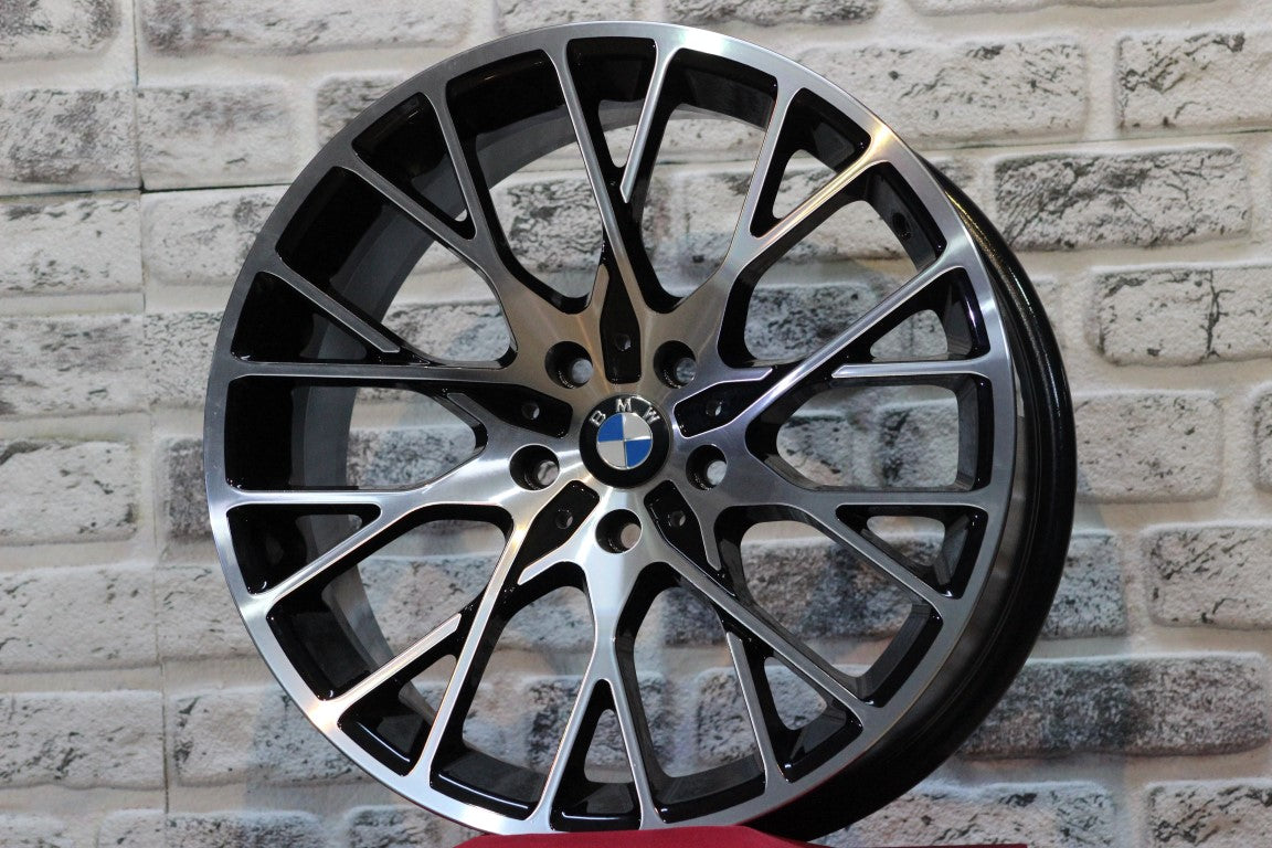 R1 Wheels 18 inç 5*112 ET40 Siyah Jant Takımı (J-1334) - KolayOto