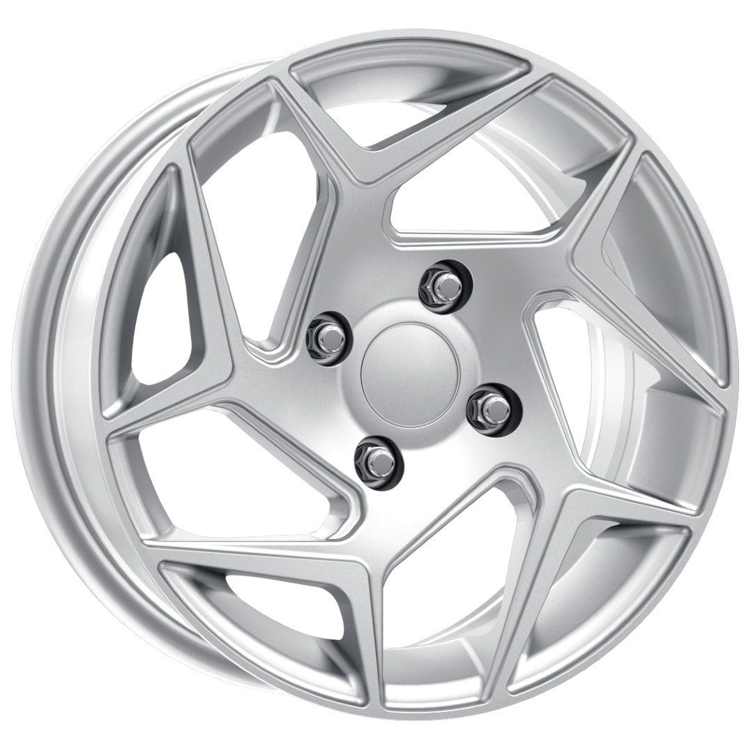 R1 Wheels 14 inç 4*108 ET35 Metalik Gri Jant Takımı (J-3042) - KolayOto