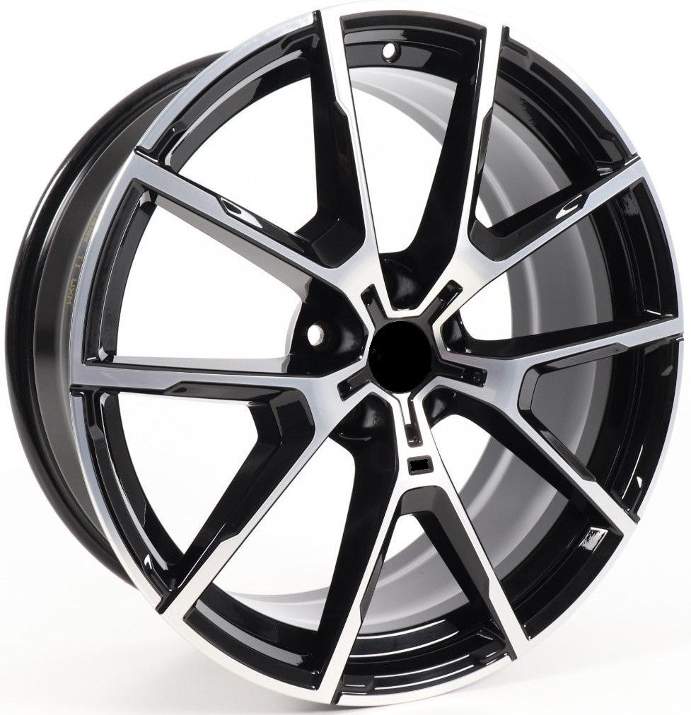 R1 Wheels 19 inç 5*112 ET44 Siyah Jant Takımı (J-1372) - KolayOto