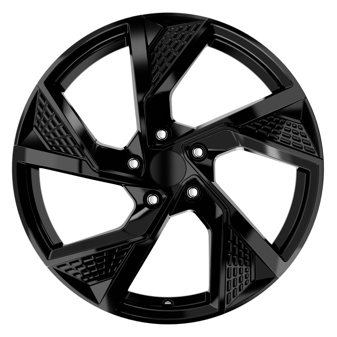 R1 Wheels 19 inç 5*112 ET35 Parlak Siyah Jant Takımı (J-880) - KolayOto