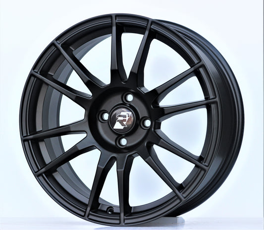 R1 Wheels 17 inç 5*100 ET35 Mat Siyah Jant Takımı (J-1149) - KolayOto