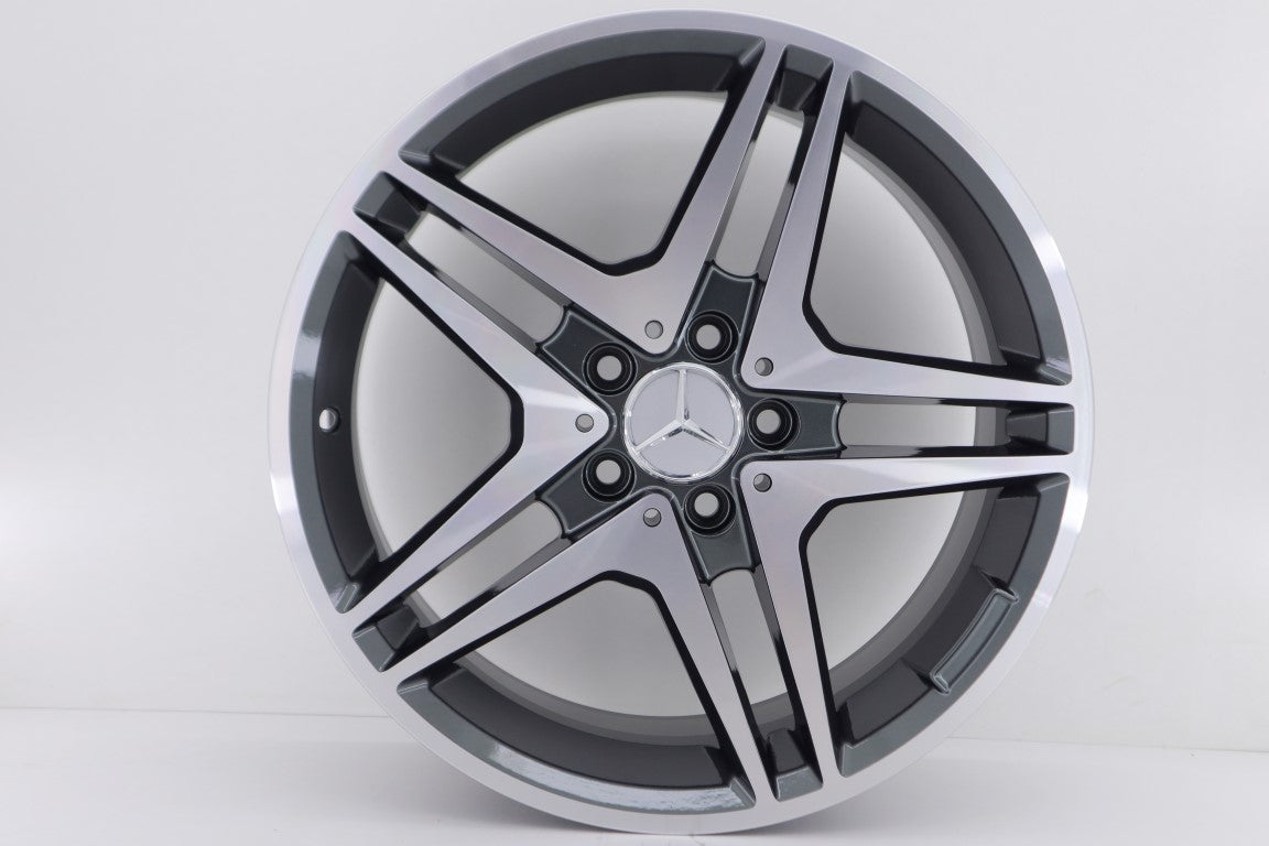 R1 Wheels 18 inç 5*112 ET38 Füme Jant Takımı (J-1347) - KolayOto