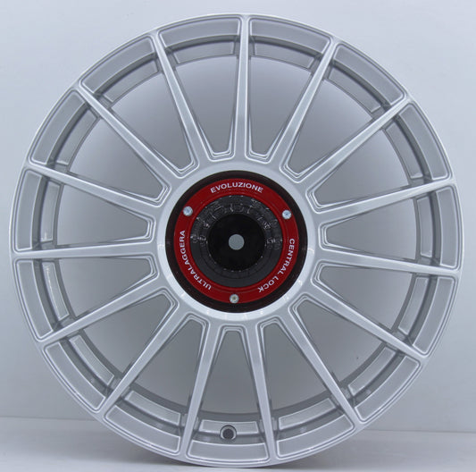 R1 Wheels 18 inç 5*105 ET45 Metalik Gri Jant Takımı (J-1296) - KolayOto