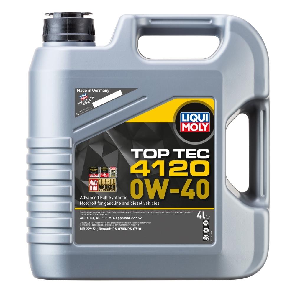 Liqui Moly TopTec 4120 0W40 Motor Yağı (4 Litre) - 21847