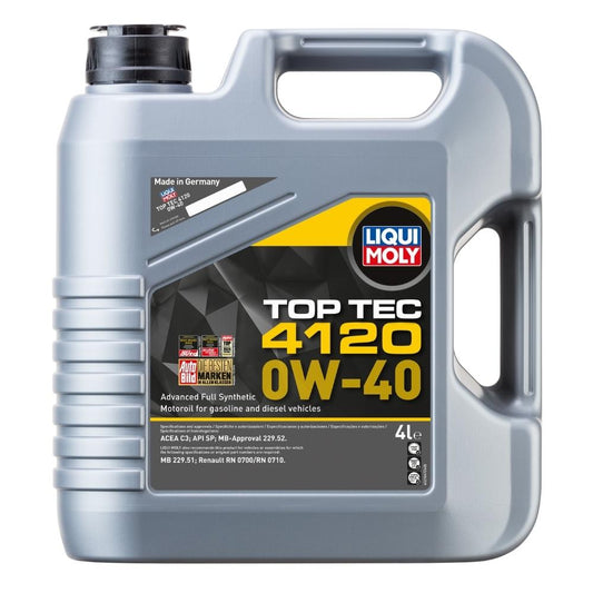 Liqui Moly TopTec 4120 0W40 Motor Yağı (4 Litre) - 21847