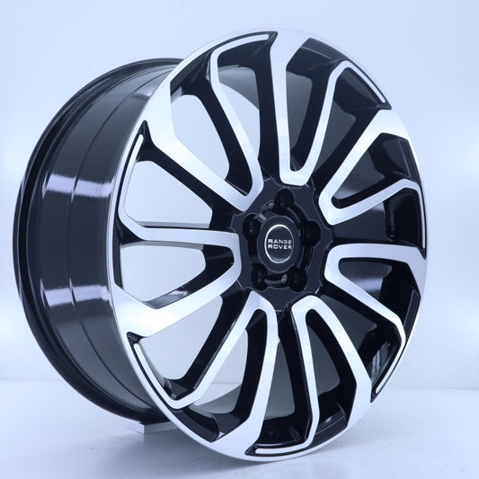 R1 Wheels 22 inç 5*120 ET45 Siyah Jant Takımı (J-325) - KolayOto