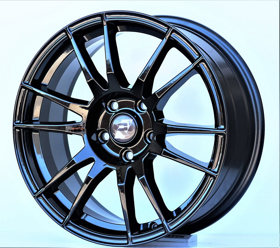 R1 Wheels 17 inç 5*112 ET35 Siyah Jant Takımı (J-3686) - KolayOto