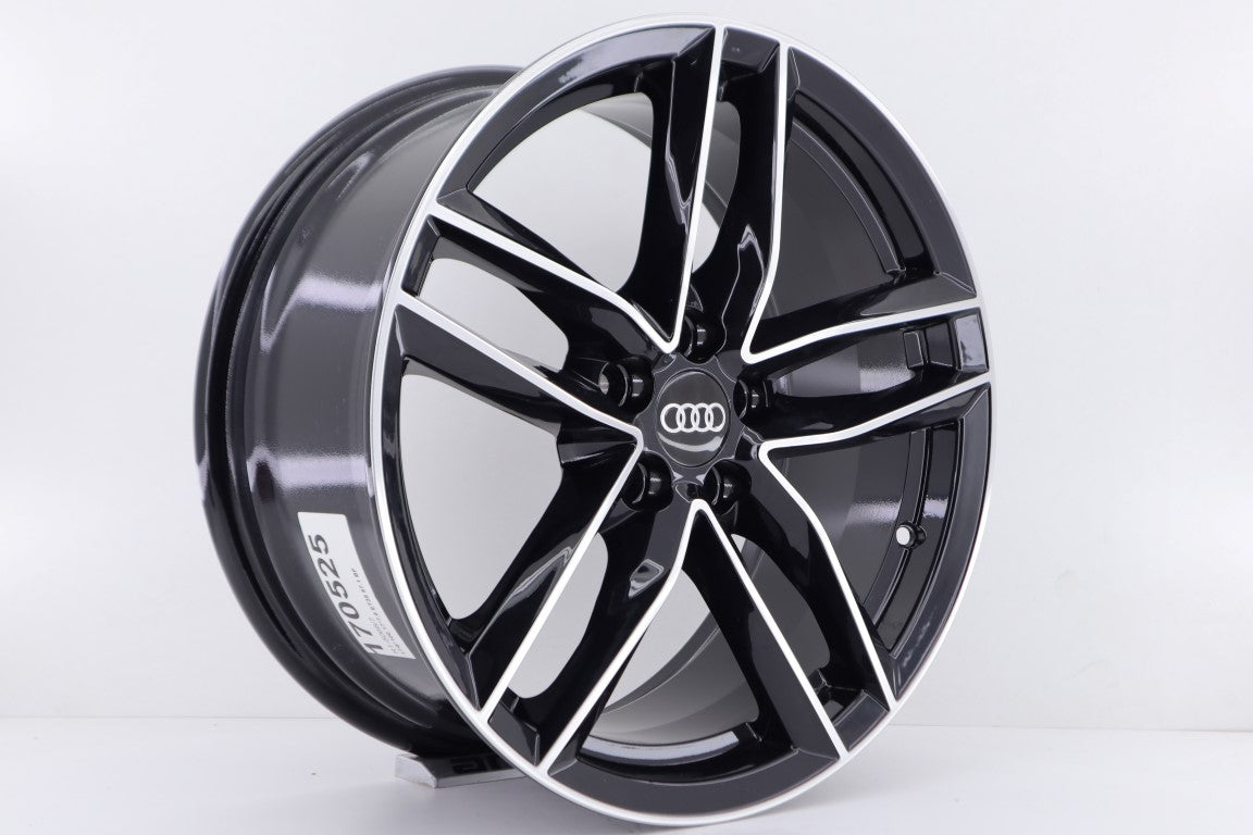 R1 Wheels 17 inç 5*100 ET35 Siyah Jant Takımı (J-1130) - KolayOto