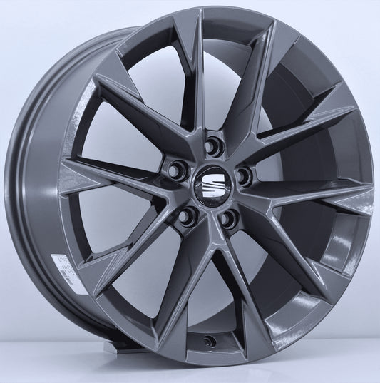 R1 Wheels 18 inç 5*112 ET40 Füme Jant Takımı (J-317) - KolayOto